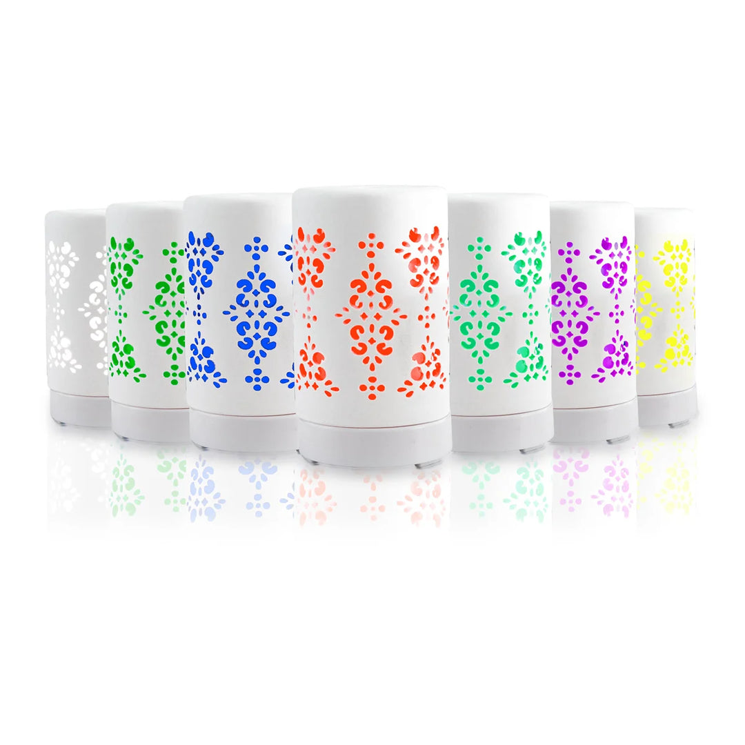 Elegant keramic electric diffuser with white design. 