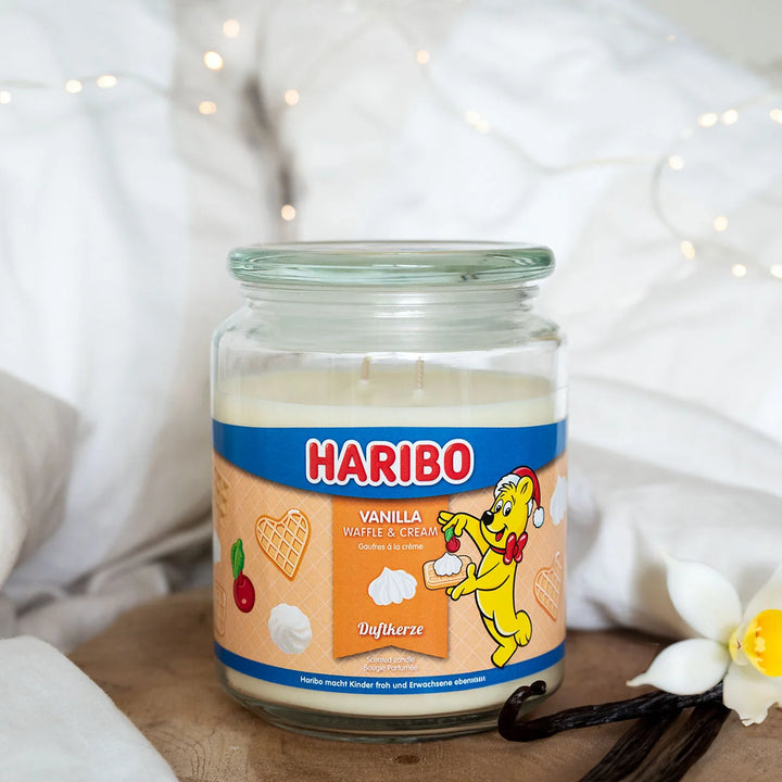 Haribo Vanilla Waffle Cream Scented Candle 510g