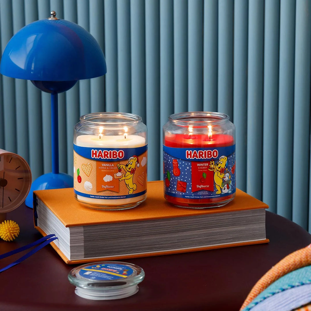 Haribo Vanilla Waffle Cream Scented Candle 510g