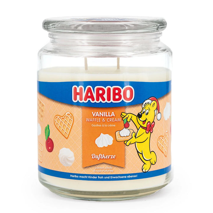 Haribo Vanilla Waffle Cream Scented Candle 510g