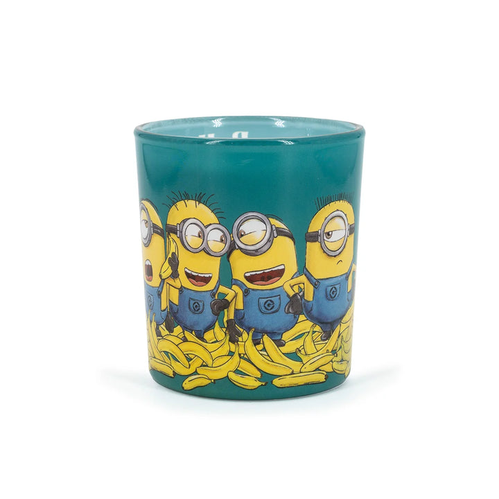 Scented Candle Minions Bello in glass jar with cotton wick and yellow wax
