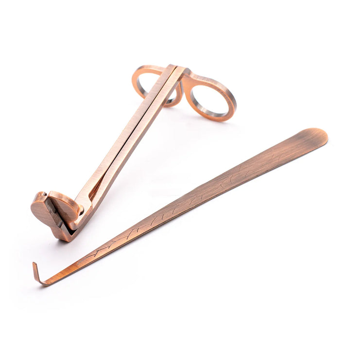 Copper wick trimmer & wick dipper 