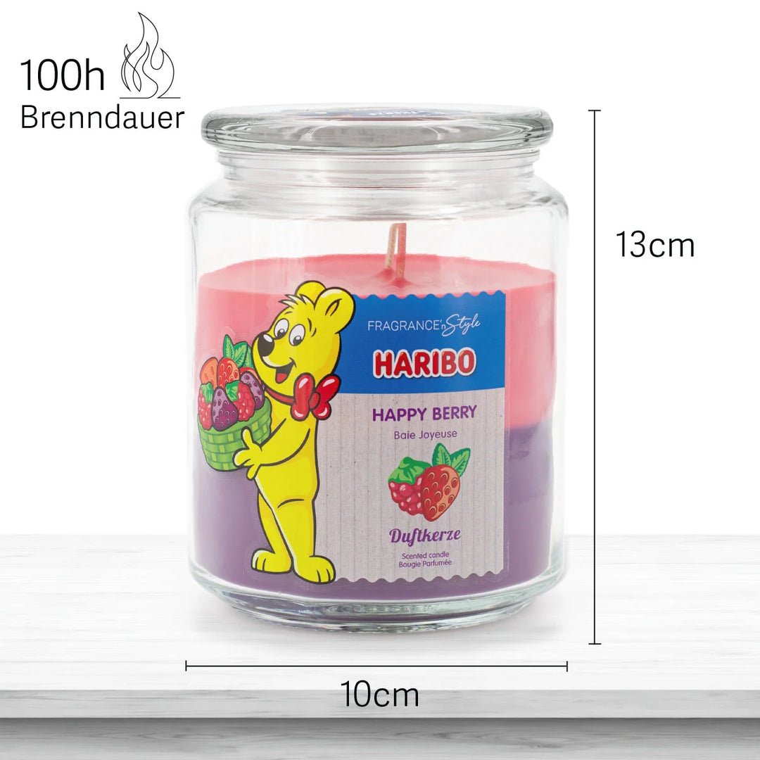 Haribo Happy Berry Scented Candle 510g