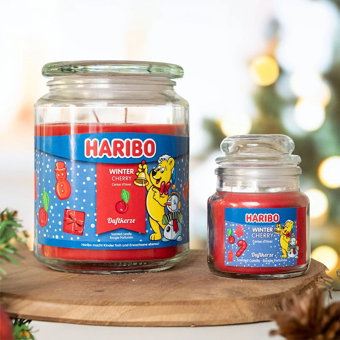 Haribo Winter Cherry Scented Candle 510g