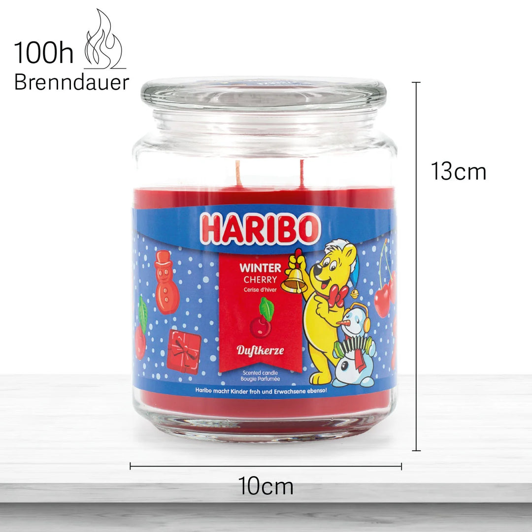 Haribo Winter Cherry Scented Candle 510g